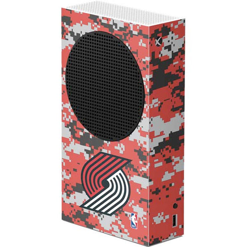 NBA Portland Trail Blazers Digi Camo Xbox Series S Console Skin